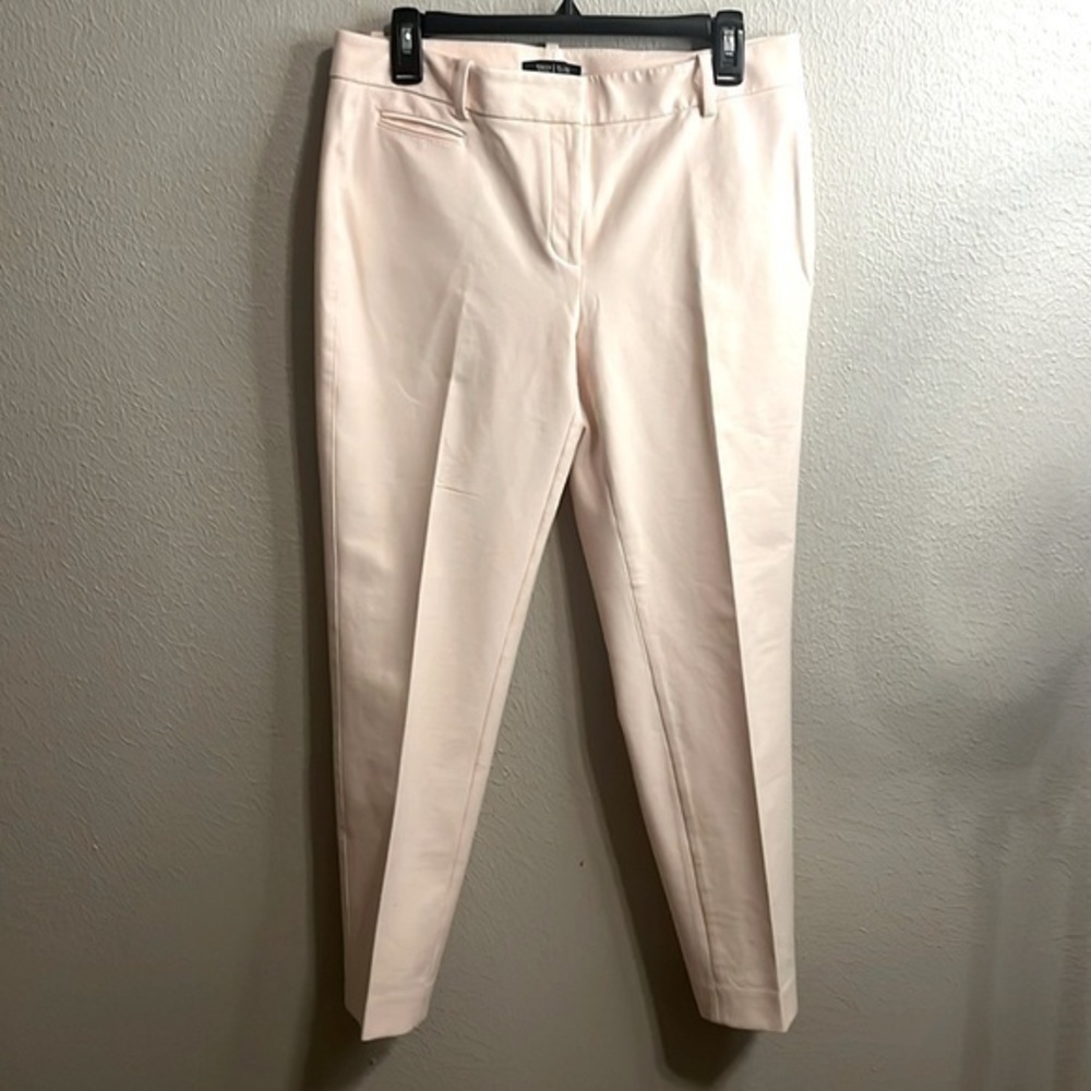 White House Black Market SZ 8 Dusty Rose Colored Pants